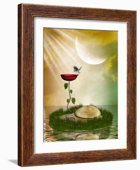 Fantasy Landscape-justdd-Framed Art Print