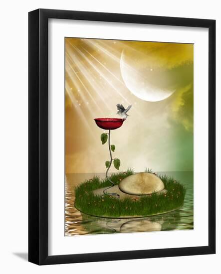 Fantasy Landscape-justdd-Framed Art Print