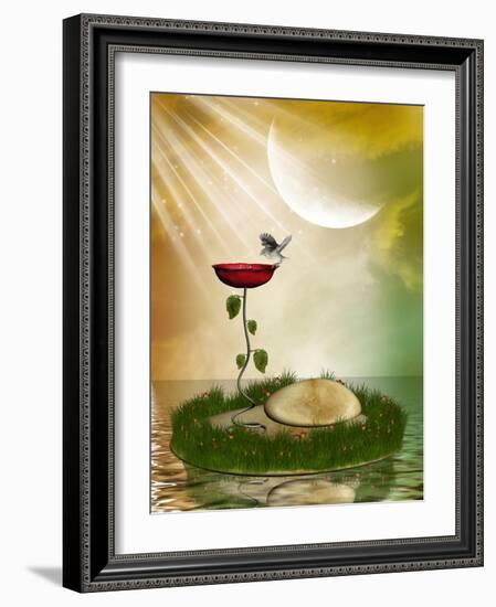 Fantasy Landscape-justdd-Framed Art Print