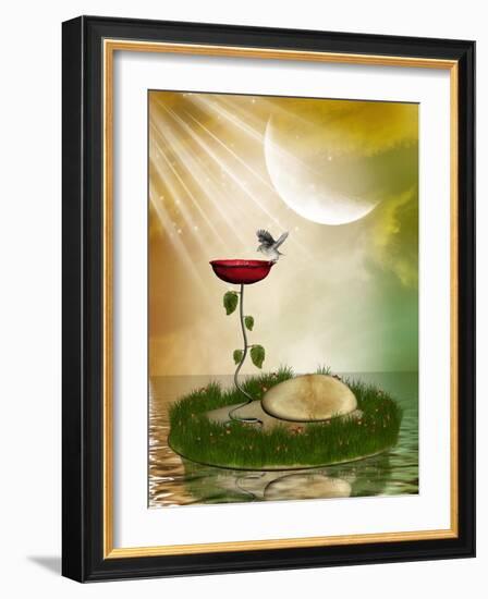 Fantasy Landscape-justdd-Framed Art Print