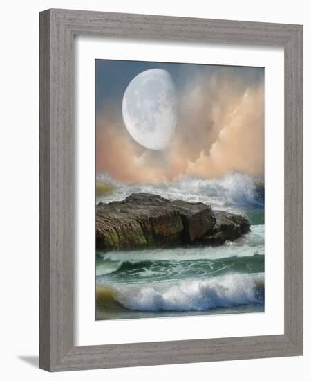 Fantasy Landscape-justdd-Framed Art Print