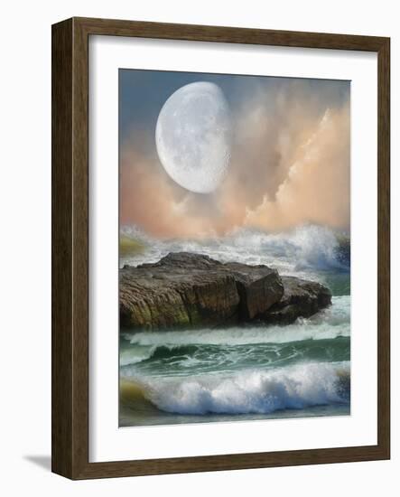 Fantasy Landscape-justdd-Framed Art Print