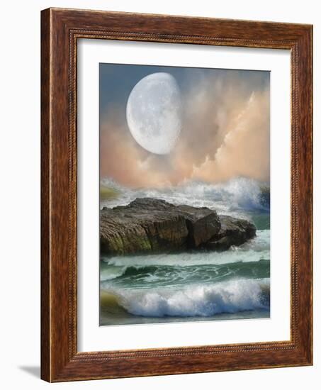 Fantasy Landscape-justdd-Framed Art Print