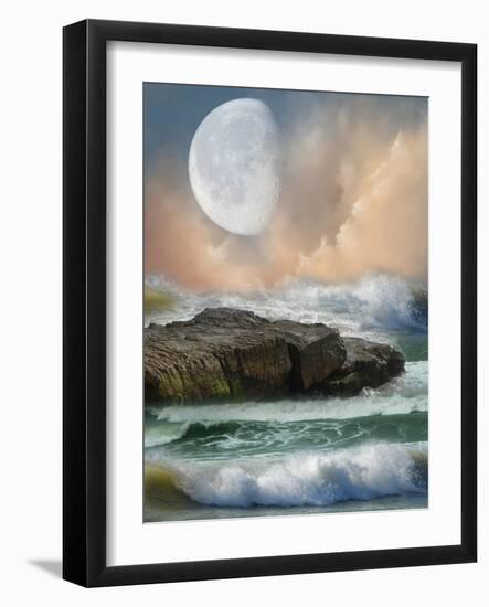 Fantasy Landscape-justdd-Framed Art Print