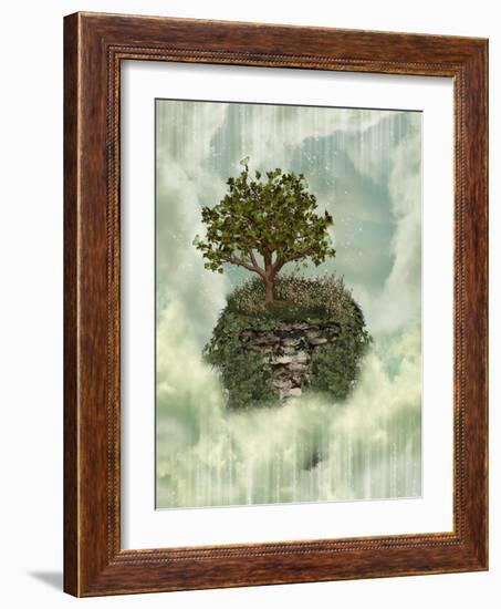 Fantasy Landscape-justdd-Framed Art Print