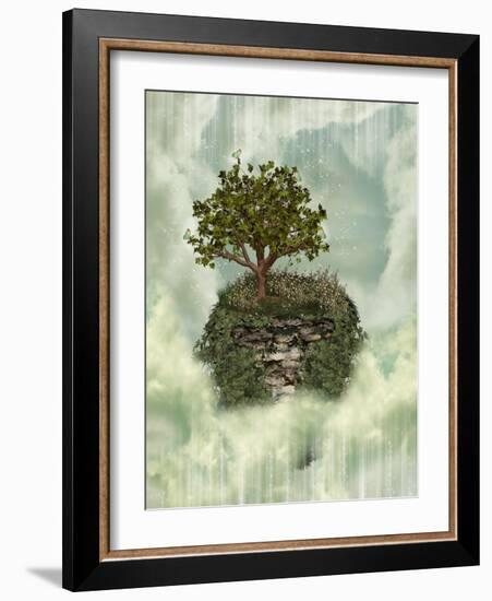 Fantasy Landscape-justdd-Framed Art Print