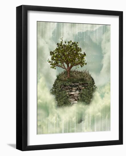 Fantasy Landscape-justdd-Framed Art Print