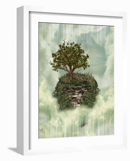 Fantasy Landscape-justdd-Framed Art Print