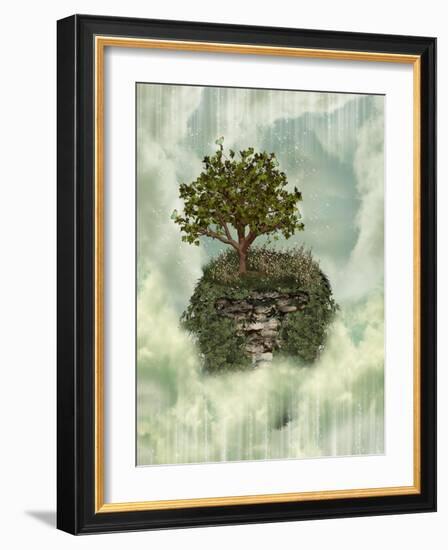 Fantasy Landscape-justdd-Framed Art Print