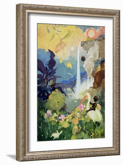 Fantasy Nature Scene-George Adamson-Framed Giclee Print