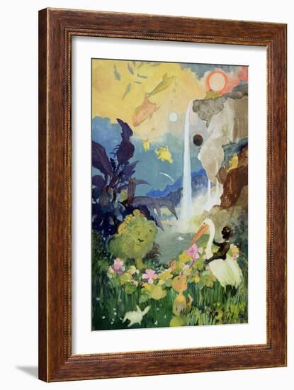 Fantasy Nature Scene-George Adamson-Framed Giclee Print