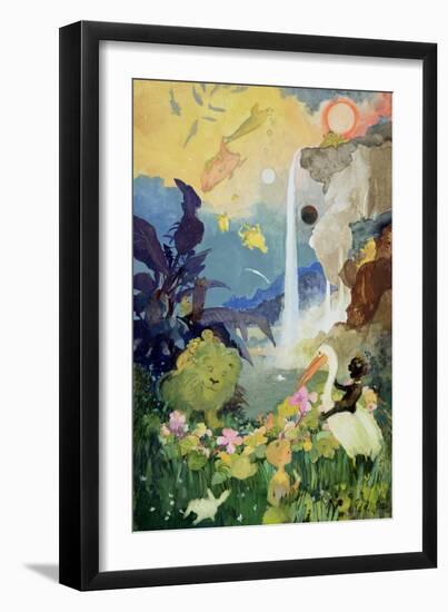 Fantasy Nature Scene-George Adamson-Framed Giclee Print