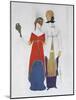 Fantasy on the Theme Modern Dress, 1910-Léon Bakst-Mounted Giclee Print