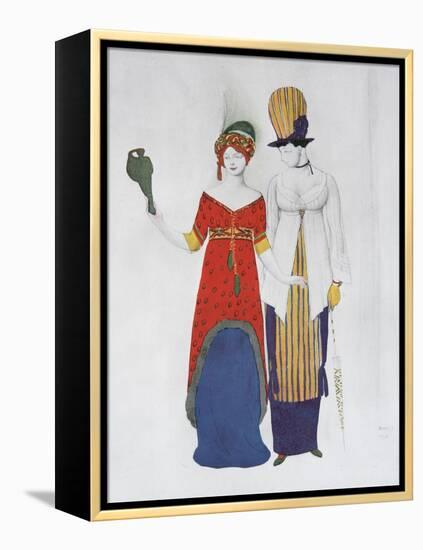 Fantasy on the Theme Modern Dress, 1910-Léon Bakst-Framed Premier Image Canvas