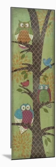 Fantasy Owls Panel I-Paul Brent-Mounted Art Print