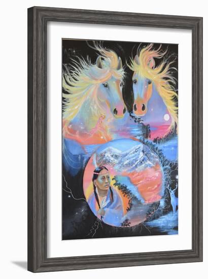 Fantasy Reality-Sue Clyne-Framed Giclee Print