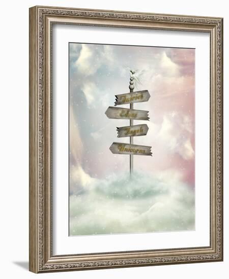 Fantasy Signage-justdd-Framed Art Print