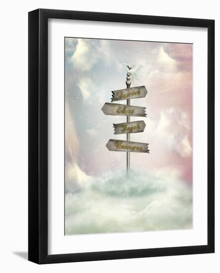 Fantasy Signage-justdd-Framed Art Print