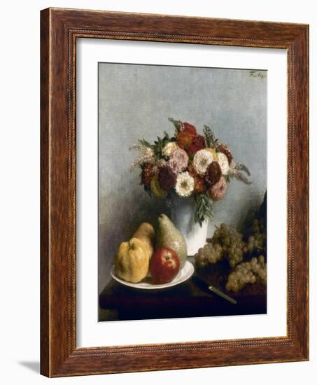 Fantin-Latour: Fruits, 1865-Henri Fantin-Latour-Framed Giclee Print