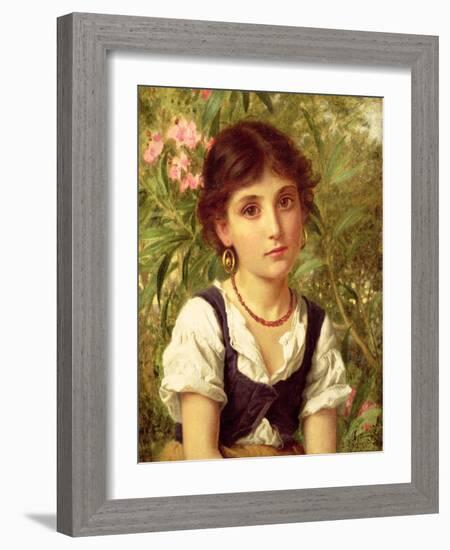 Far Away Thoughts-Sophie Anderson-Framed Giclee Print