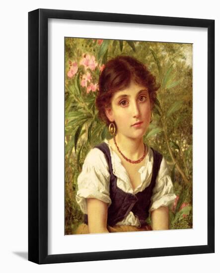 Far Away Thoughts-Sophie Anderson-Framed Giclee Print