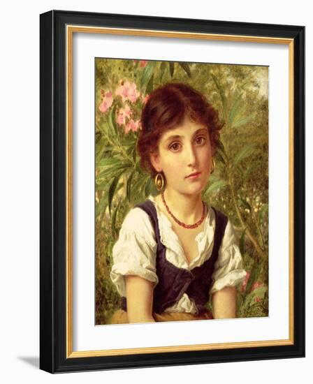 Far Away Thoughts-Sophie Anderson-Framed Giclee Print