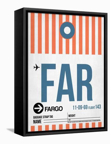 FAR Fargo Luggage Tag II-NaxArt-Framed Stretched Canvas