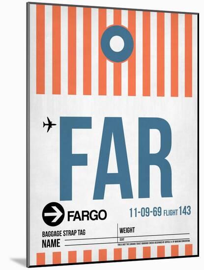 FAR Fargo Luggage Tag II-NaxArt-Mounted Art Print