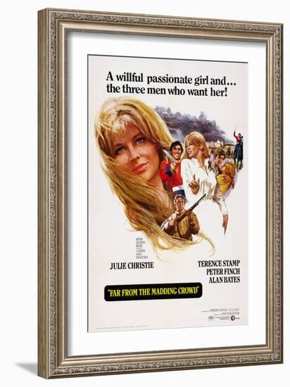 Far from the Madding Crowd, Julie Christie, Peter Finch, Terence Stamp, Alan Bates, 1967-null-Framed Premium Giclee Print