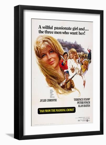 Far from the Madding Crowd, Julie Christie, Peter Finch, Terence Stamp, Alan Bates, 1967-null-Framed Premium Giclee Print