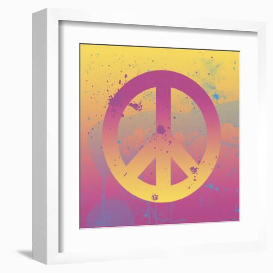 Far-out Peace-Erin Clark-Framed Art Print