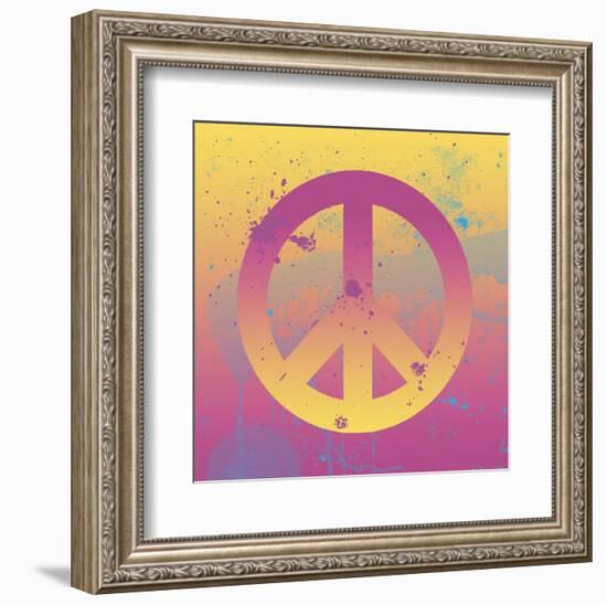 Far-out Peace-Erin Clark-Framed Art Print