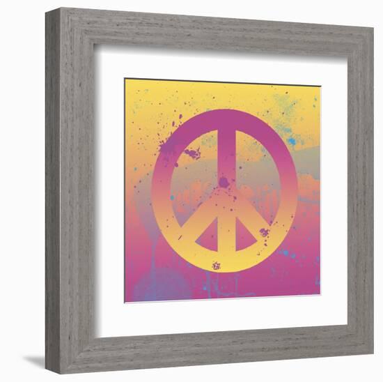 Far-out Peace-Erin Clark-Framed Art Print