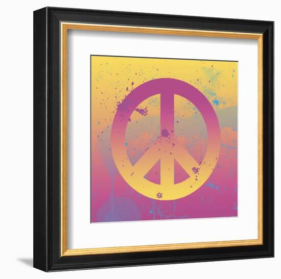 Far-out Peace-Erin Clark-Framed Art Print