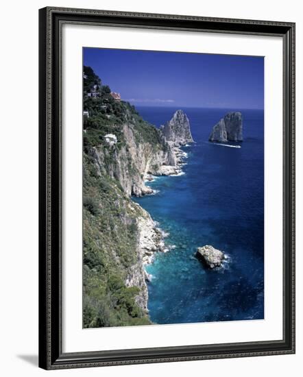 Faraglioni Rocks, Capri, Bay of Naples, Itlay-Gavin Hellier-Framed Photographic Print