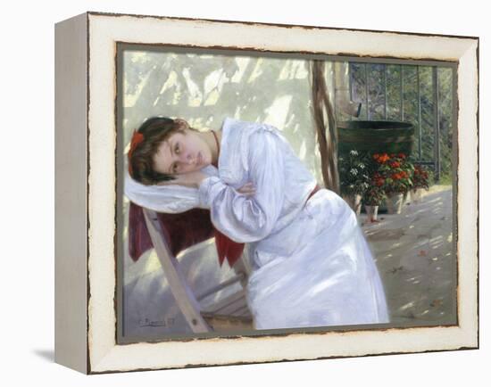 Faraway Thoughts-Carl Pippich-Framed Premier Image Canvas