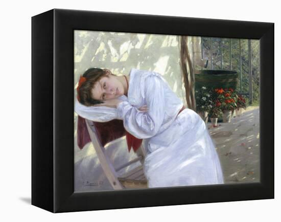 Faraway Thoughts-Carl Pippich-Framed Premier Image Canvas