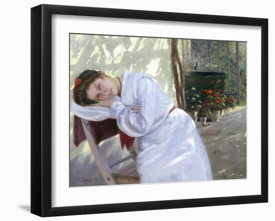 Faraway Thoughts-Carl Pippich-Framed Giclee Print