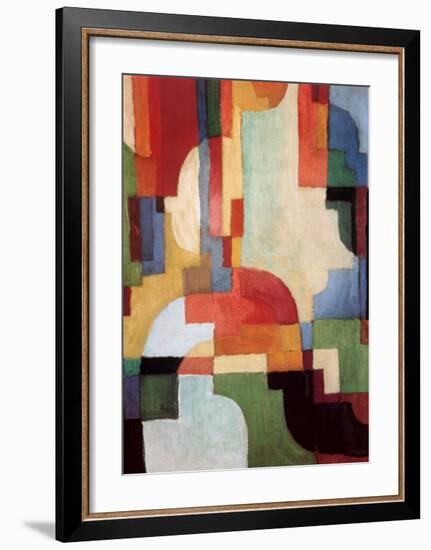 Farbige Formen I, 1933-Auguste Macke-Framed Art Print