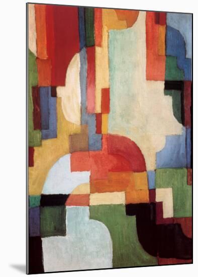 Farbige Formen I, 1933-Auguste Macke-Mounted Art Print