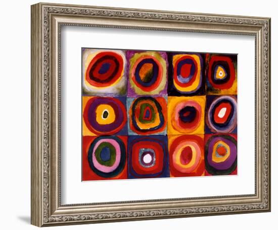 Farbstudie Quadrate, c.1913-Wassily Kandinsky-Framed Art Print