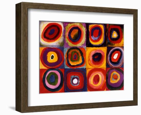 Farbstudie Quadrate, c.1913-Wassily Kandinsky-Framed Art Print