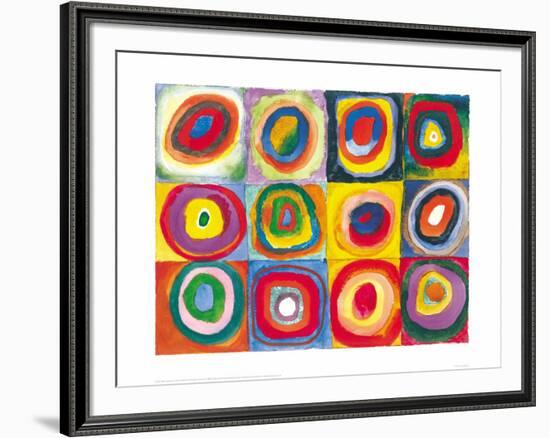 Farbstudie Quadrate, c.1913-Wassily Kandinsky-Framed Art Print