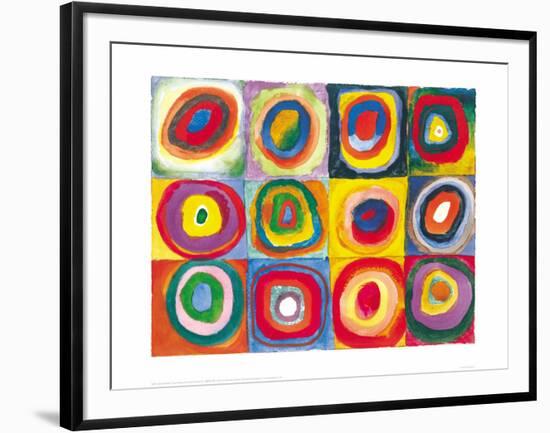 Farbstudie Quadrate, c.1913-Wassily Kandinsky-Framed Art Print