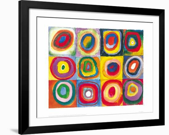 Farbstudie Quadrate, c.1913-Wassily Kandinsky-Framed Art Print