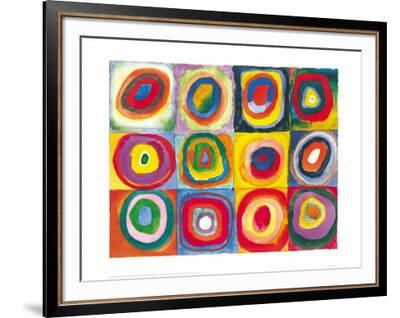 FARBSTUDIE QUADRATE BY WASSILY KANDINSKY ART PRINT POSTER PICTURE HP316 