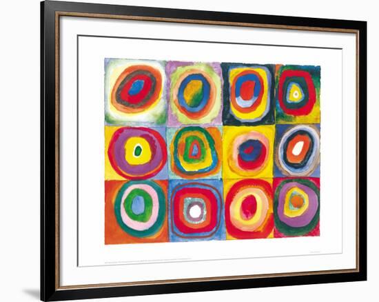 Farbstudie Quadrate, c.1913-Wassily Kandinsky-Framed Art Print