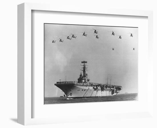Farewell Ceremony for HMS Albion-null-Framed Photographic Print