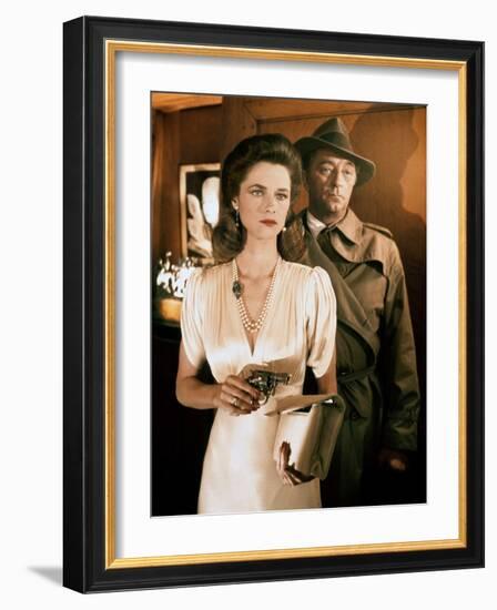 Farewell, My Lovely by Dick Richards, based on a novel by Raymond Chandler, with Charlotte Rampling-null-Framed Photo