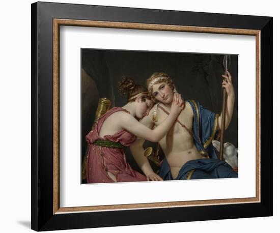 Farewell of Telemachus and Eucharis, 1818-Jacques-Louis David-Framed Art Print